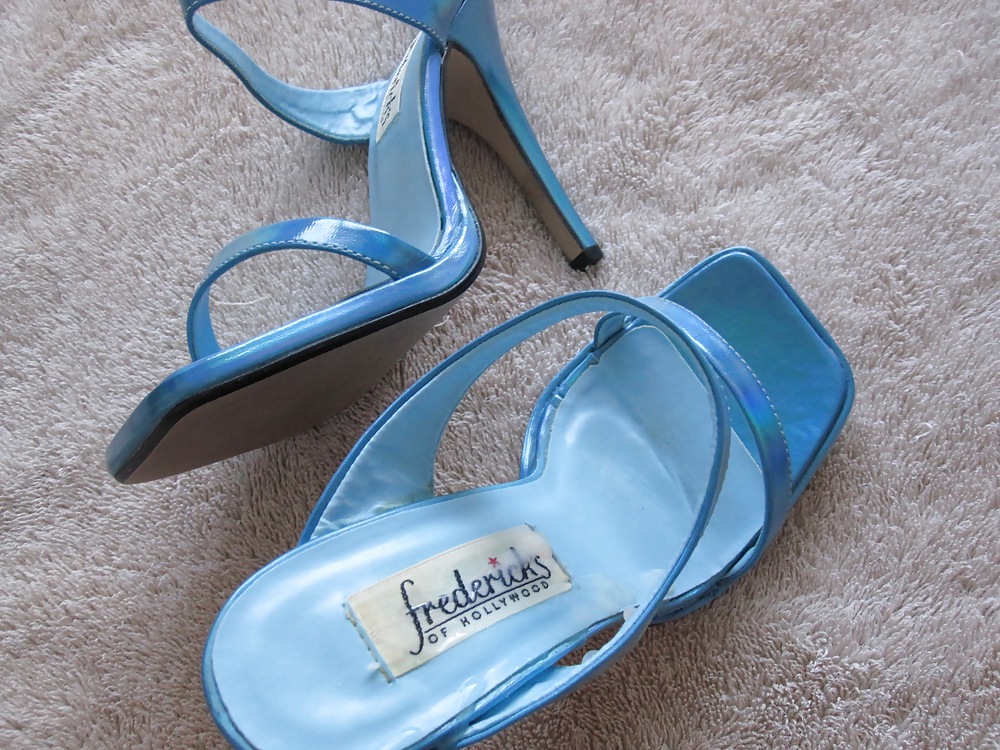 Blue Fredericks of Hollywood Heels #5237240