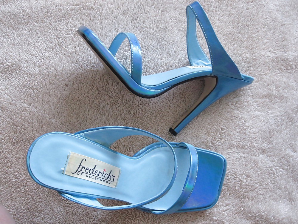 Blue Fredericks of Hollywood Heels #5237254
