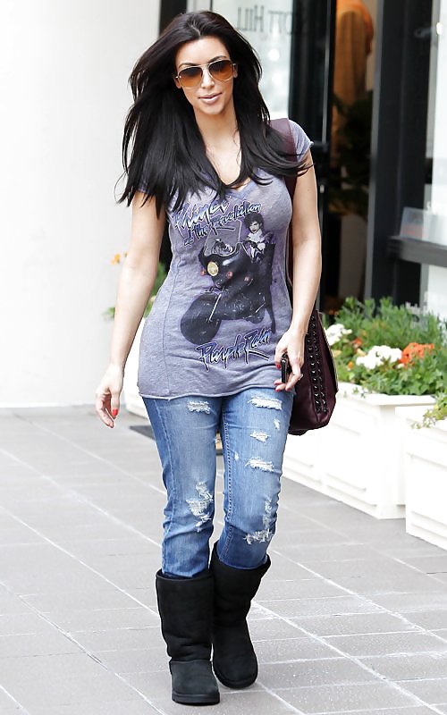 Kim Kardashian In Hügel Beverly Einkaufen Candids #4229214