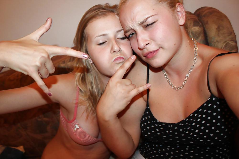 2 Blonde Teens On Vacation #14075736