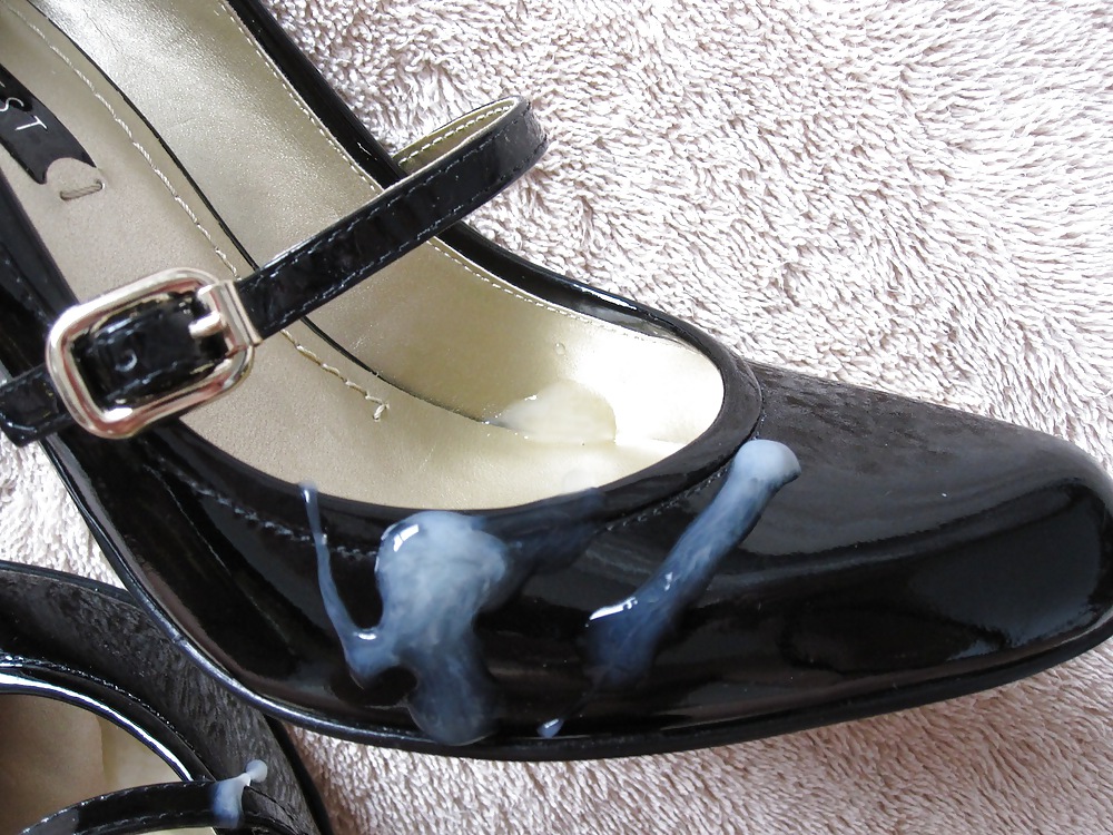 Nine West Mary Jane High Heel Shoes Cummed Hard #18146260
