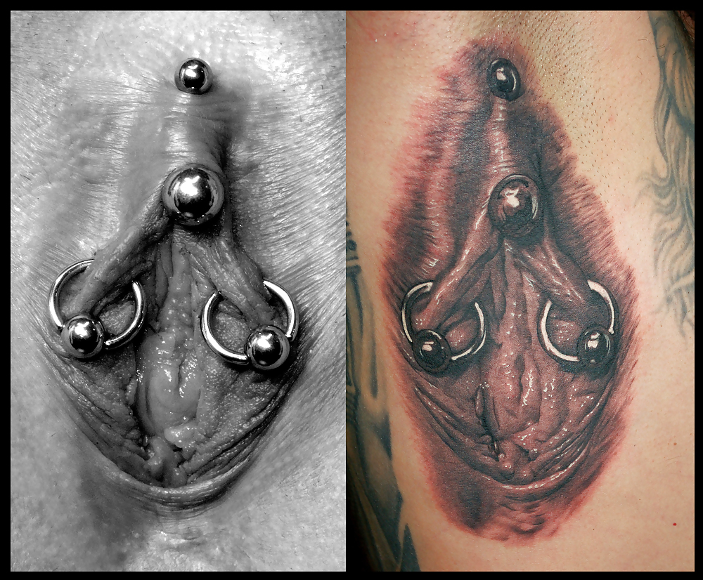 My new piercing vagina-tattoo - Bulgarian