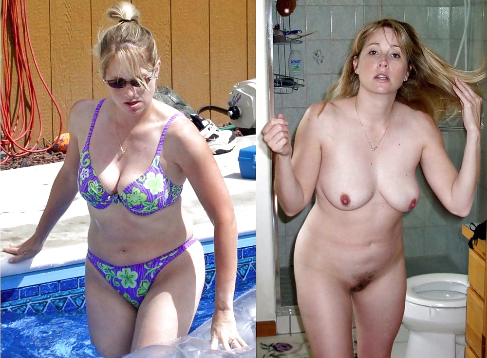 Echte Amateur Hausfrauen - Badeanzug Dann Nackt 3 #20969651