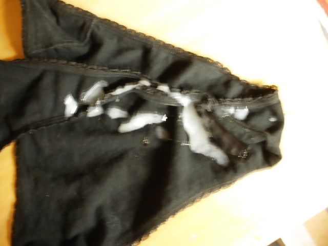 My spouse's cum soaked panties