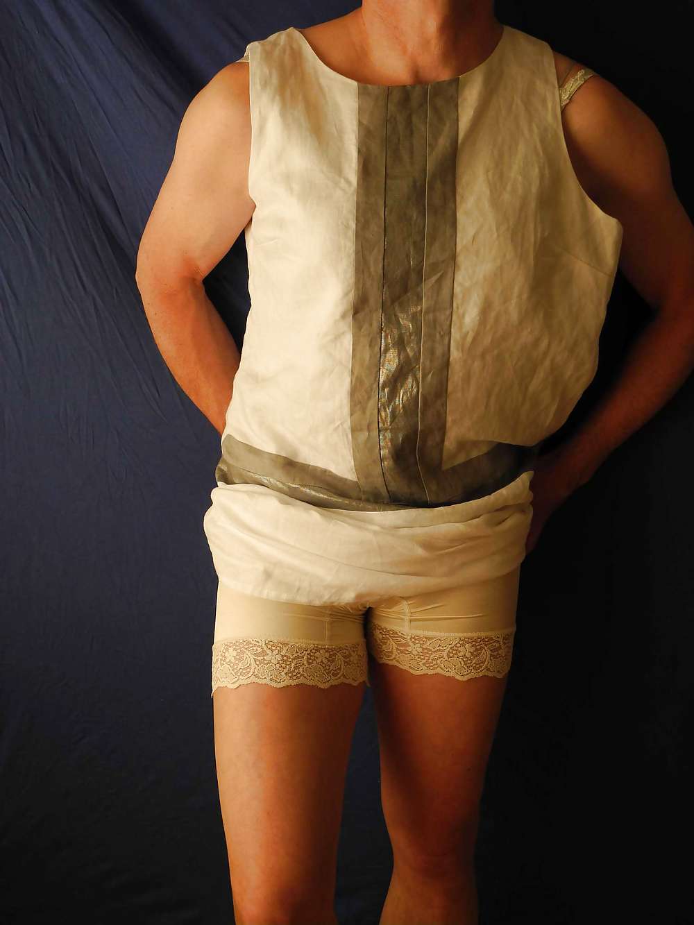 Robe Forme Wife.lingerie Soutien-gorge Bas De Nylon #11800428