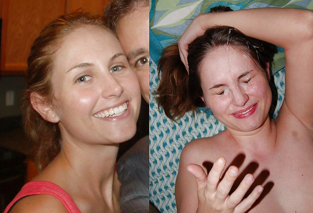 Before and after facial and cumshot. #20000162