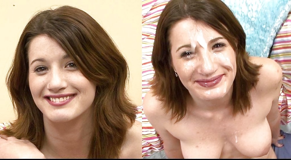 Before and after facial and cumshot. #20000184