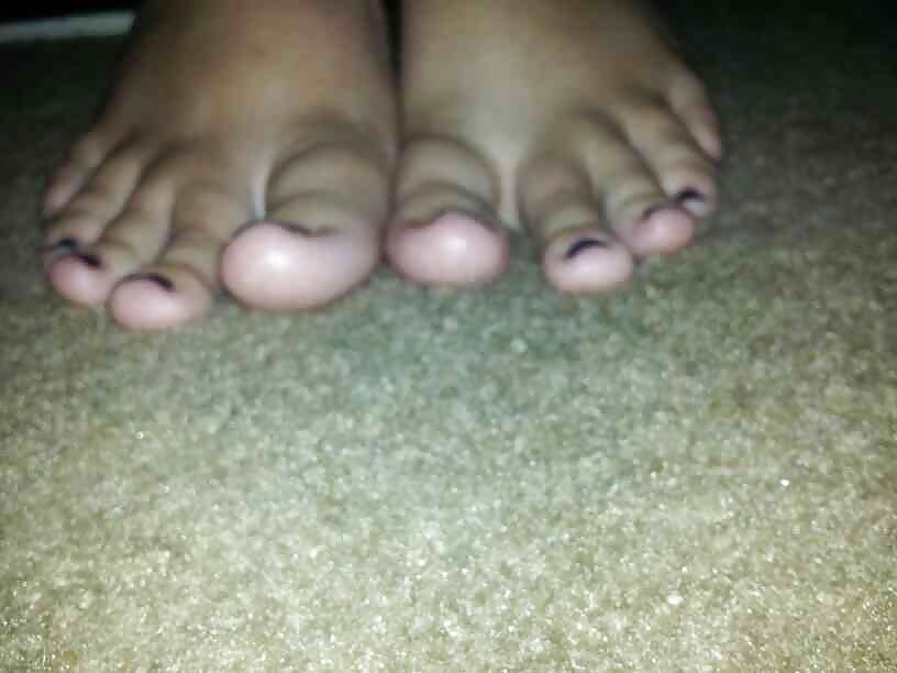 My girl from upstate Ny  big feet, toes and heels #14817927