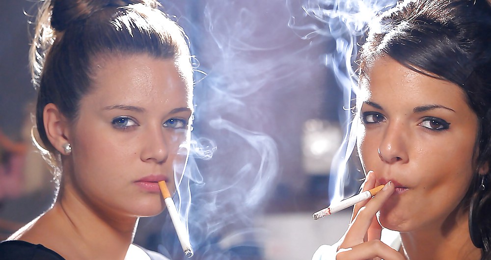 Glamour Smoking: Nina and Marta #19791830