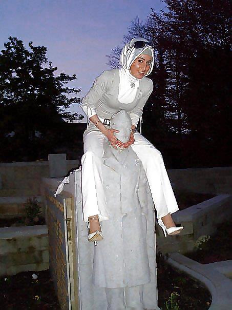 Turkish arab turbanli hijab yeni