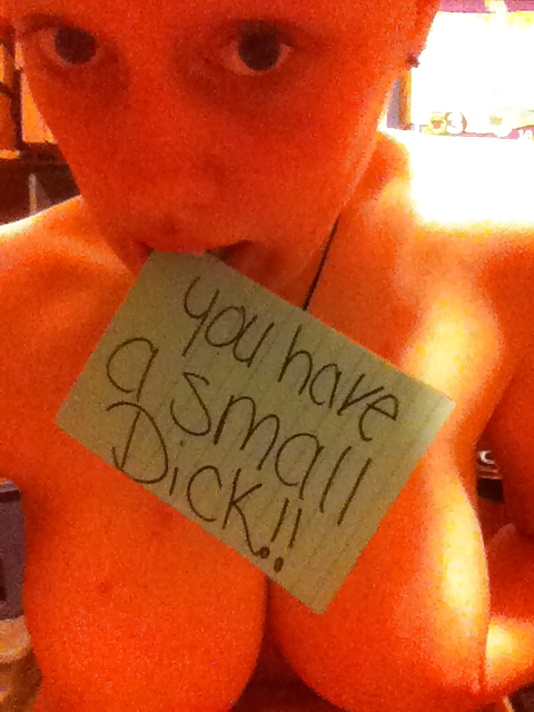 Fan Signs & My tiny cock.