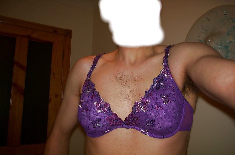 Me crossdressing in a neighbours bra and panties, 2009. #15631330