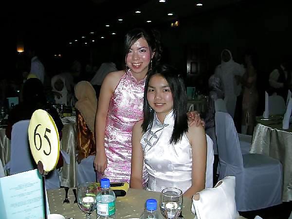 2 or more Asian girls in Satin Cheongsam #17543864