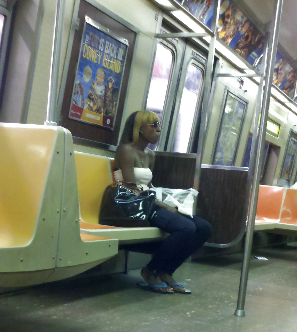 New York Subway Mädchen 12 - Black Lady Gaga #5789004