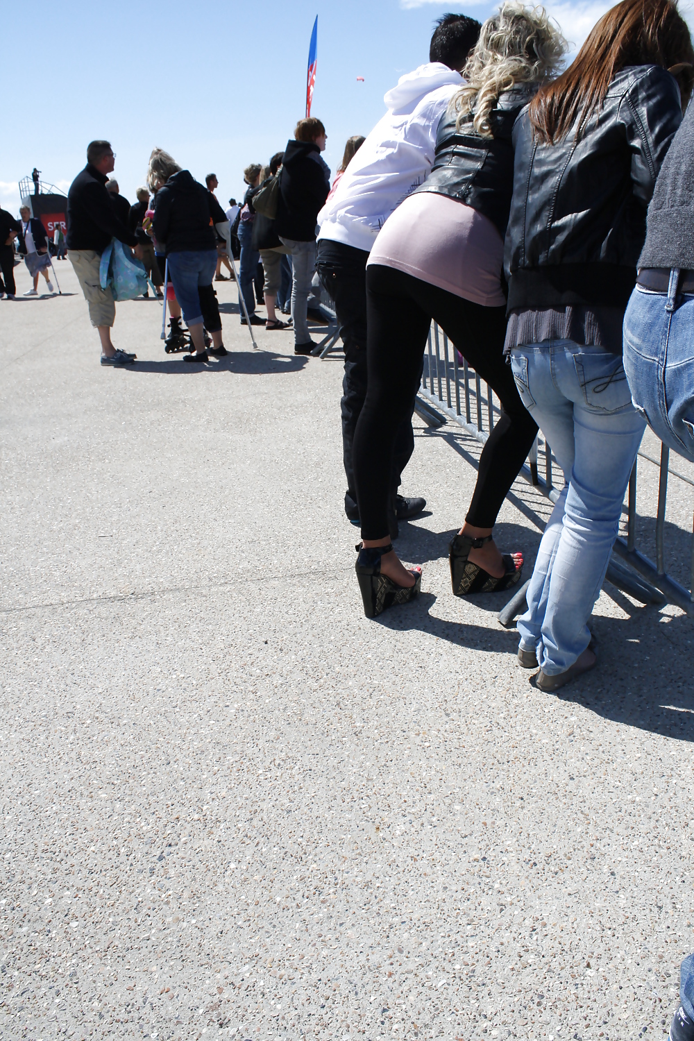 Heels on street #12075833