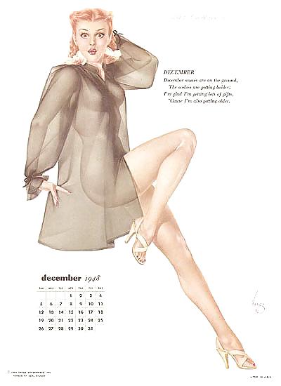 Calendario erotico 9 - vargas pin-up 1948
 #11729763