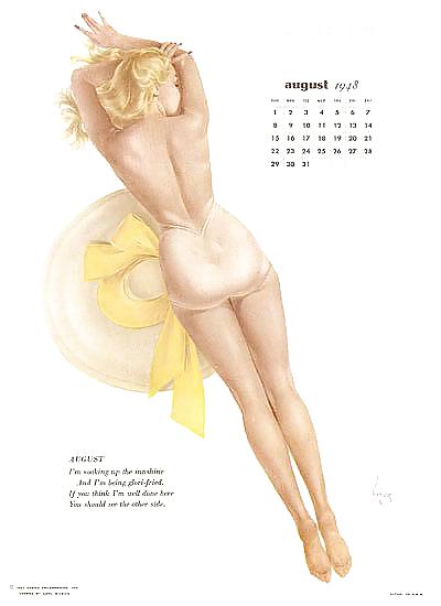 Erotic Calendar 9 - Vargas Pin-ups 1948 #11729773