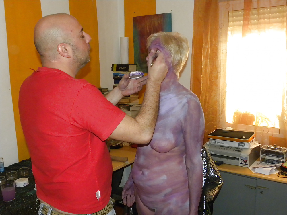 Body painting session #13376704