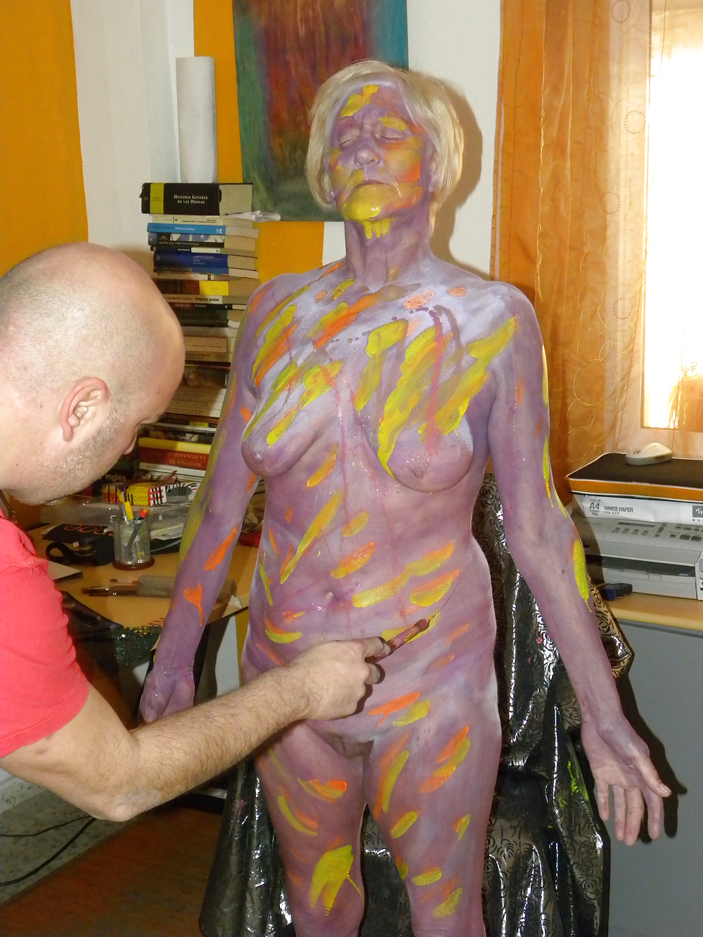 Body painting session #13376715