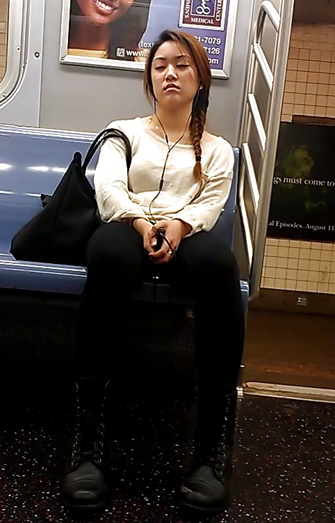 New York Subway Girls Asian Express Line #22394736