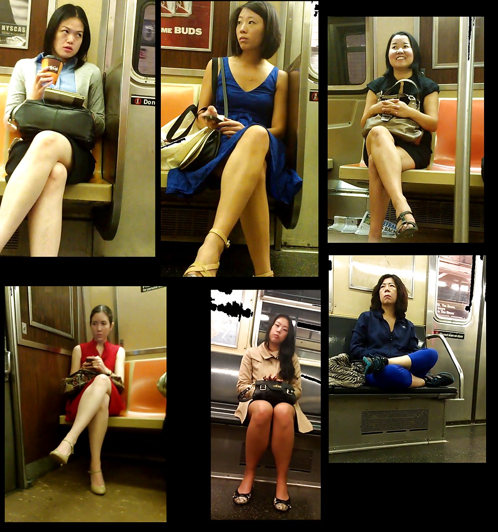 New York Subway Girls Asian Express Line #22394747