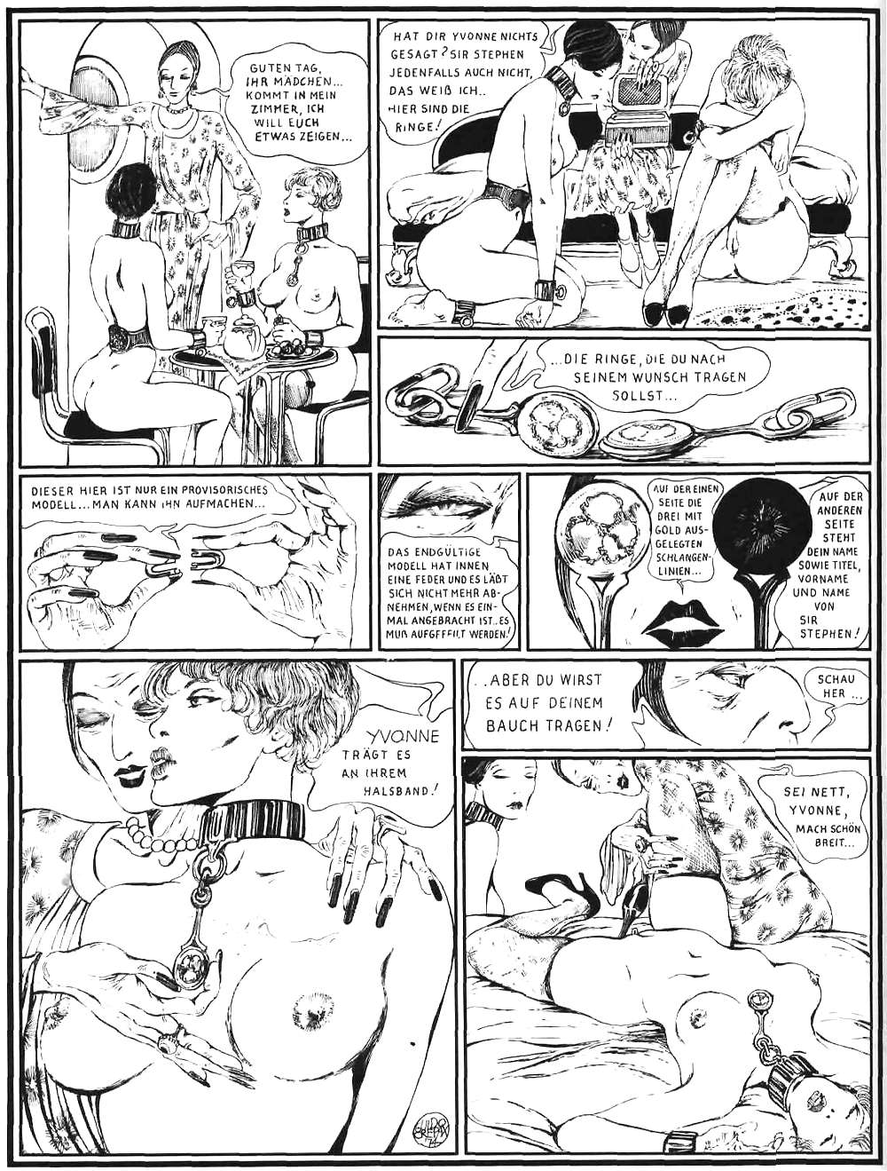 L'histoire De L'o. De Crepax Dessiné! Iii.teil #14646218