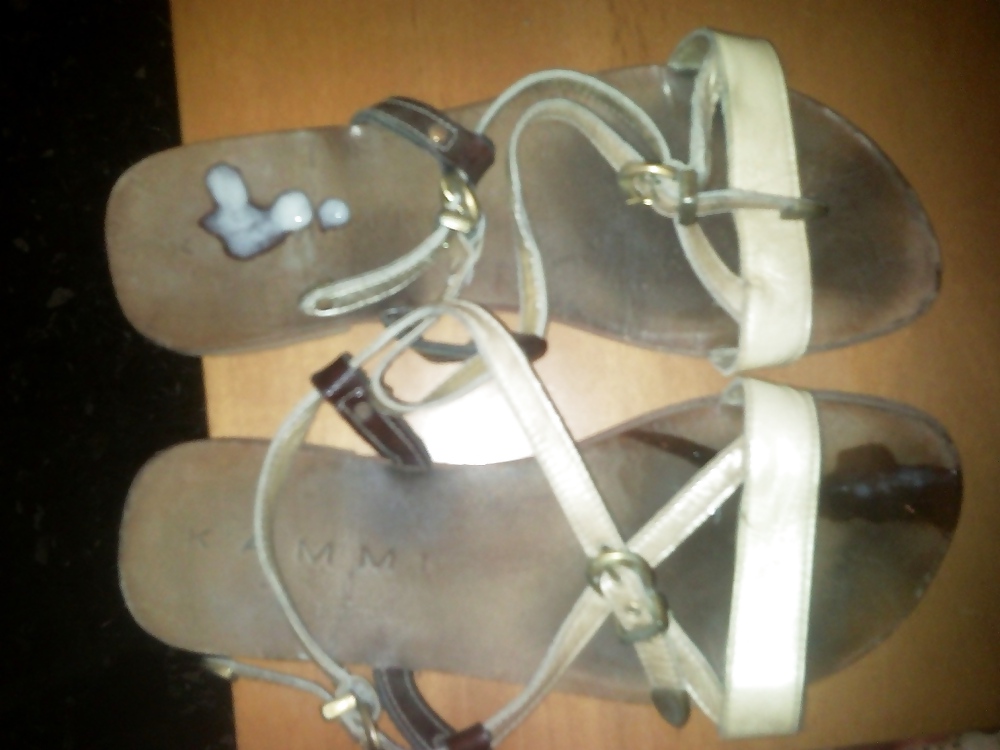 Cum on little sister's sandals of scarpebagnate #21813159