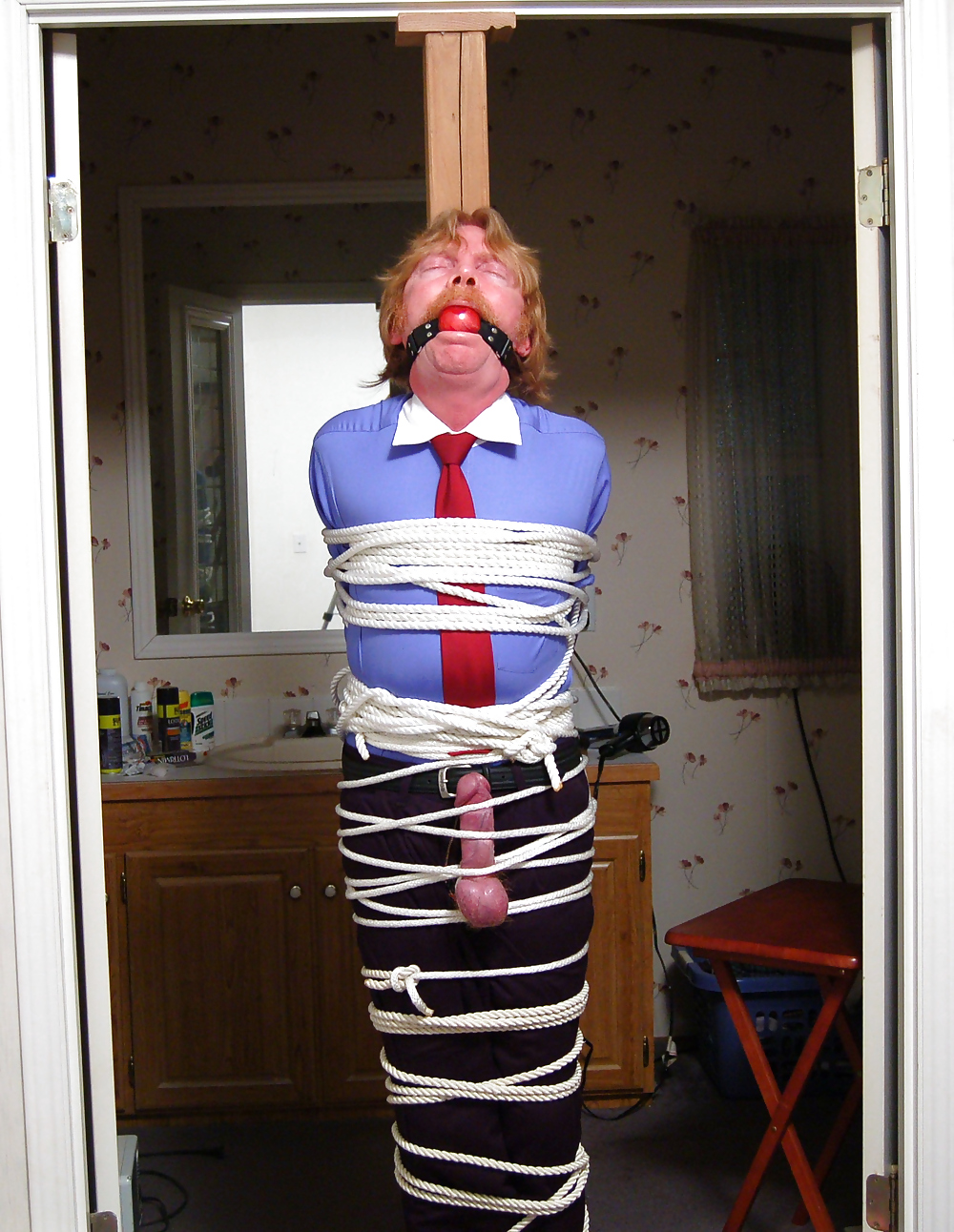 Tied up to a pole #4870544