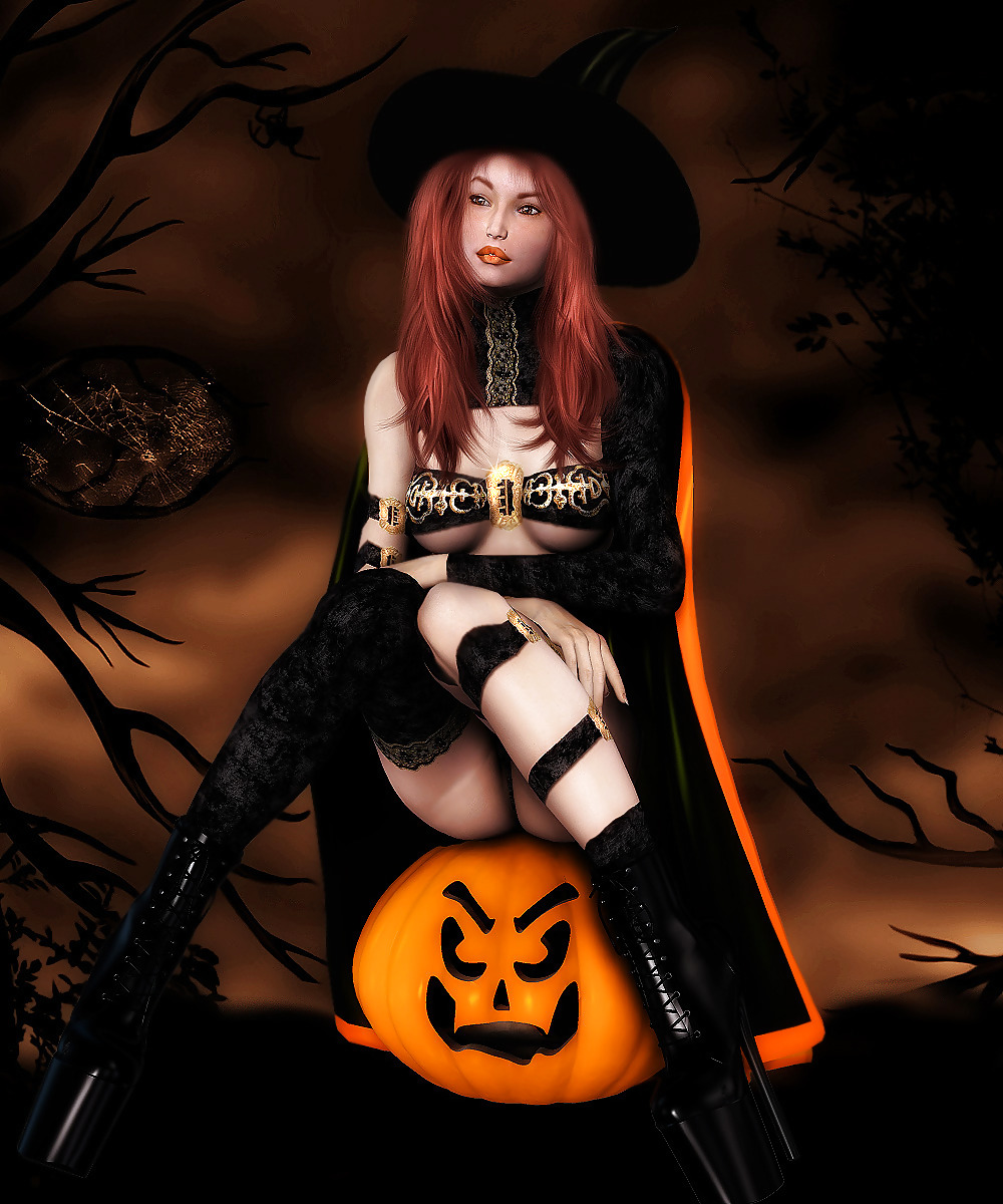 Cheezecake Halloween Toon Art #2303068