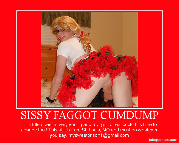 Sissy faggot vanessa バッジとポスター
 #15072780