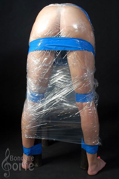 Plastic wrap girls #17587824