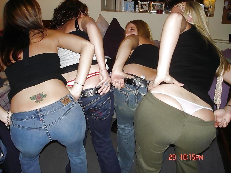 Amateur group panty thong  #17563239