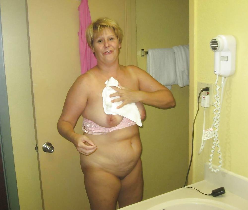 Older women in the shower. #3180157