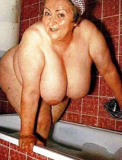 Older women in the shower. #3180177