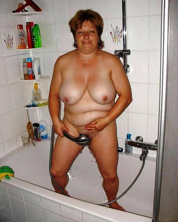 Older women in the shower. #3180192