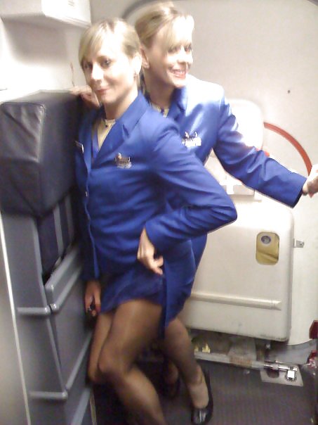 Flight attendants stockings ans pantyhose #16259800