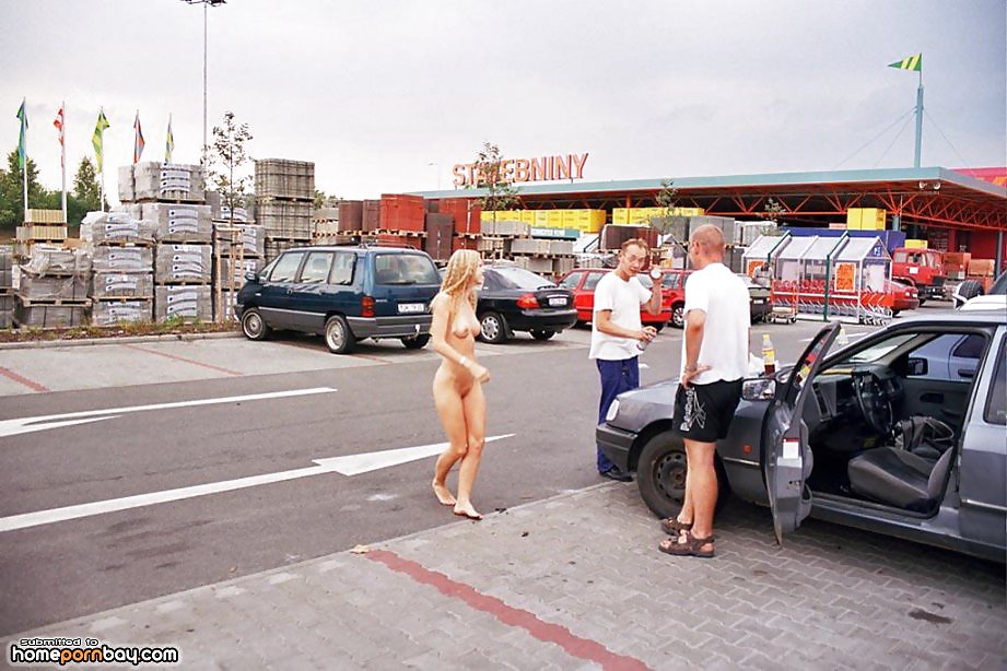 Walking nude on the street #10932709