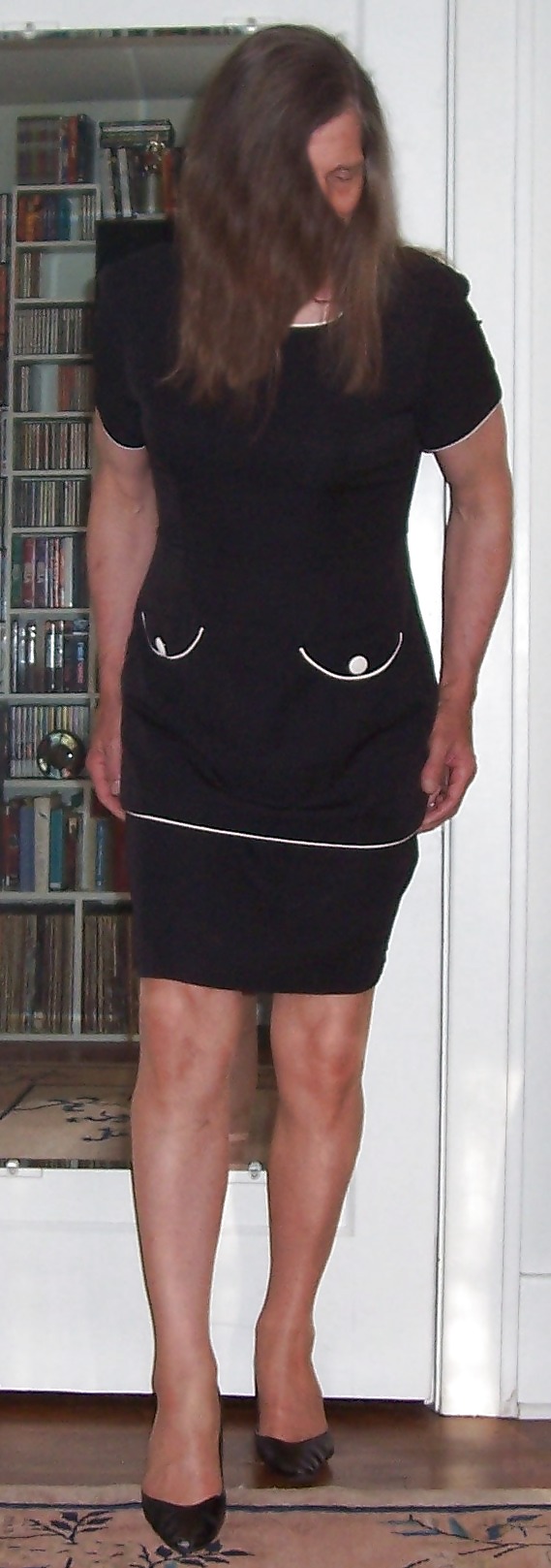 Crossdressing - Black with White Trim #12314851