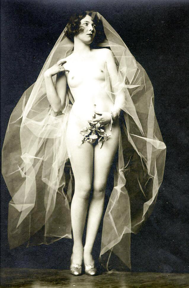 Vintage arte de la foto erótica 10 - modelo desnudo 7 novias
 #6720892