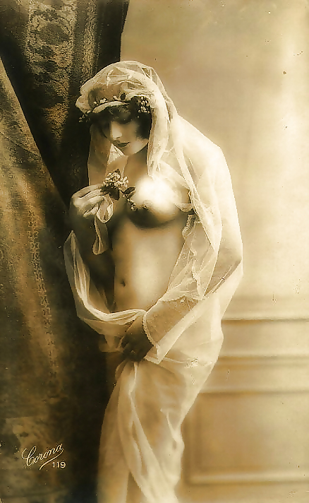 Vintage arte de la foto erótica 10 - modelo desnudo 7 novias
 #6720903