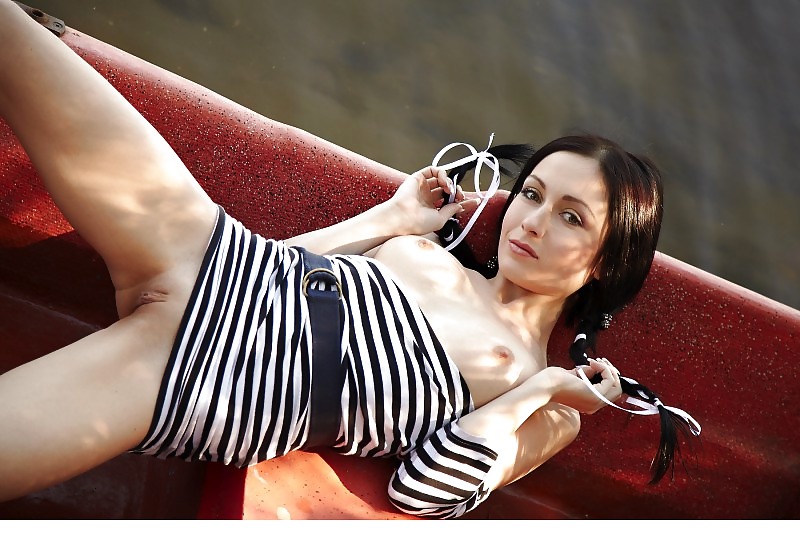 Pigtails Brunette On Small Boat,By Blondelover #8309897