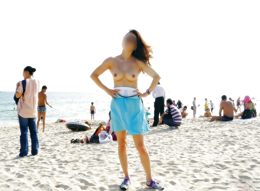 Korean women flashing in public #11277181