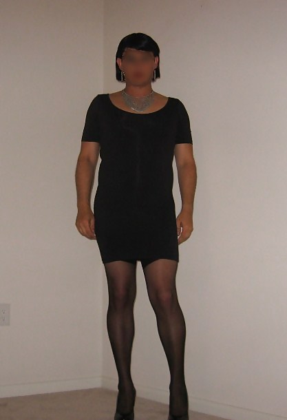 Slutty CD in Little Black Dress #8342510