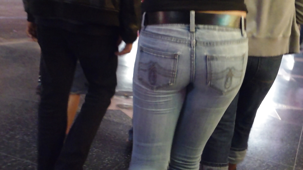 Girls ass & butts at the market in shorts #12514286