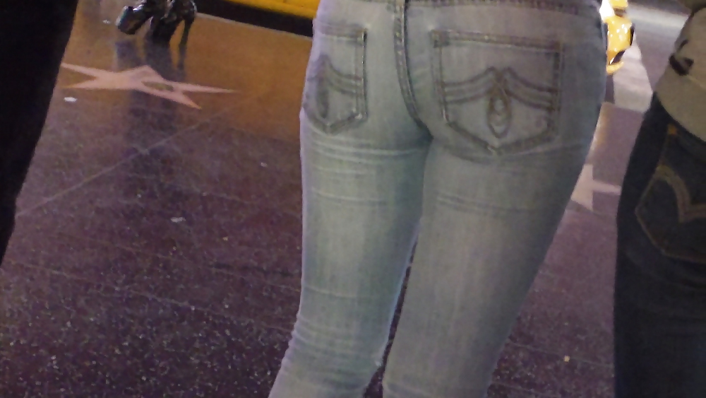 Girls ass & butts at the market in shorts #12514305