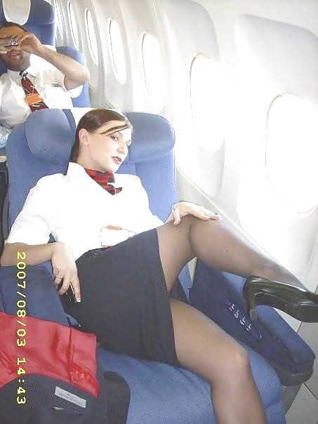 Sexy stewardesses, air hostess #18656984