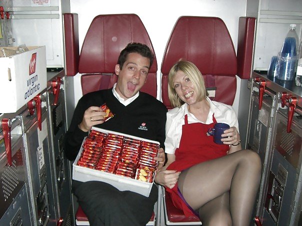 Sexy stewardesses, air hostess #18657025