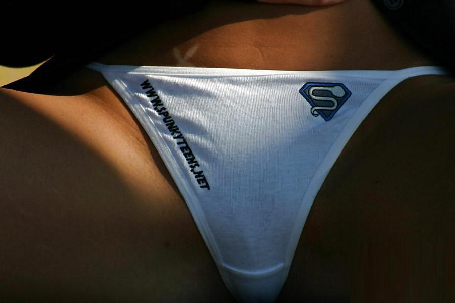 Stunning Coed Serena in White Panties #4464070