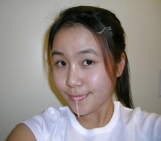 Asian teens facials #11757302