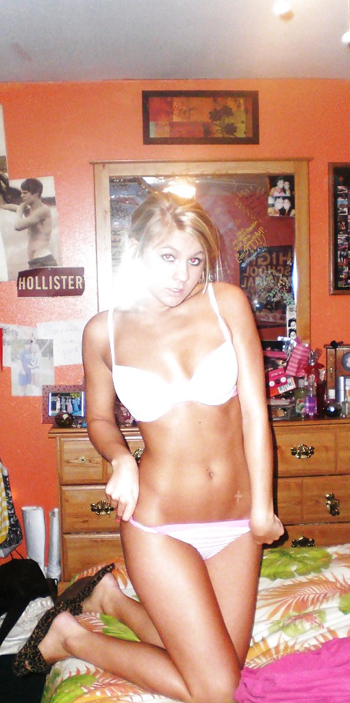 College girl posing naked. #10630638